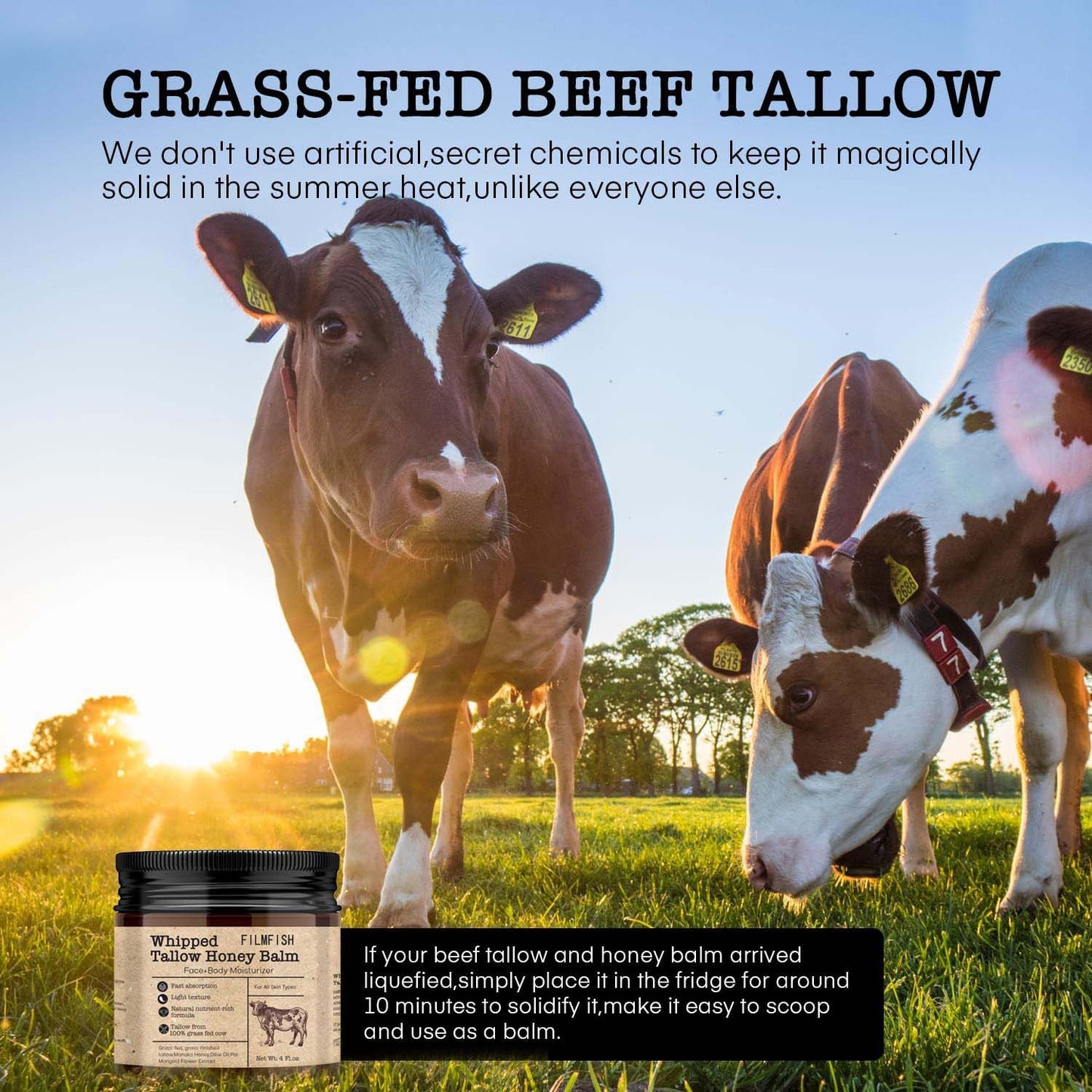 Beef Grass-fed Tallow Cream