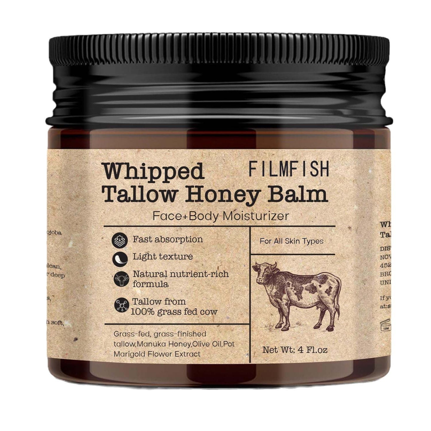 Beef Grass-fed Tallow Cream