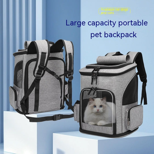 Portable Cat and Dog Backpack Foldable Bag