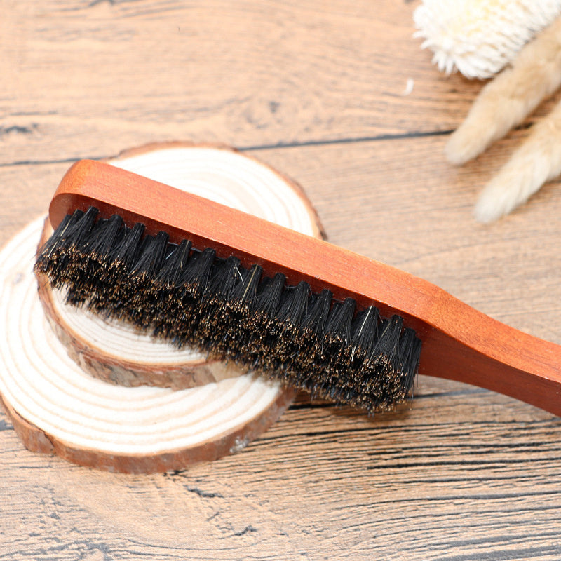 Wooden Boar Bristle Brush For Beards