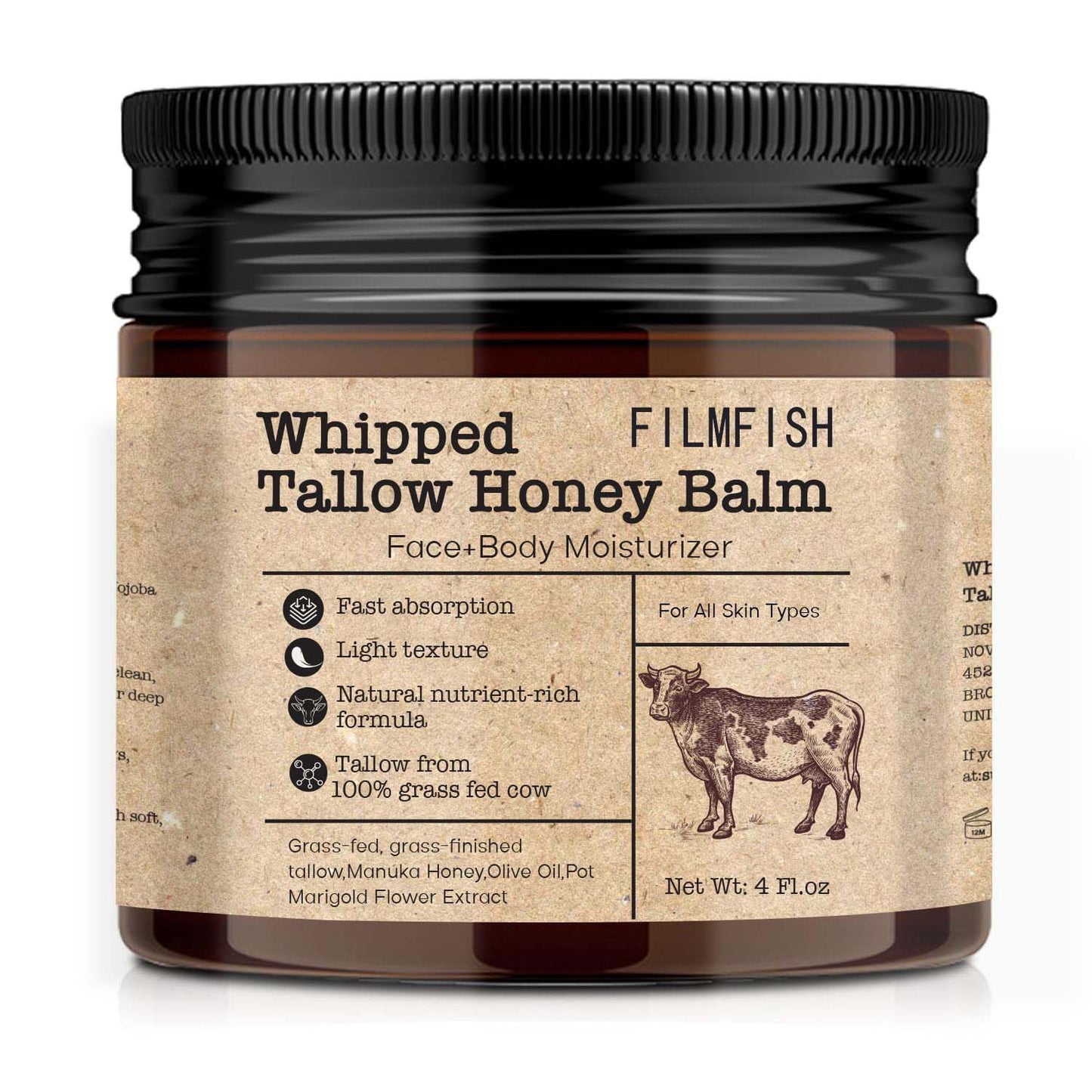 Beef Grass-fed Tallow Cream