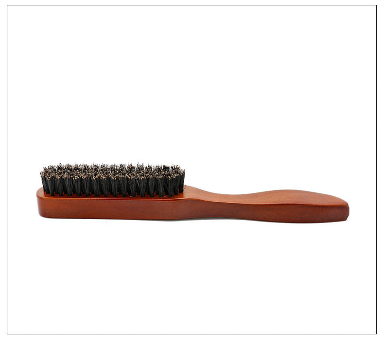 Wooden Boar Bristle Brush For Beards